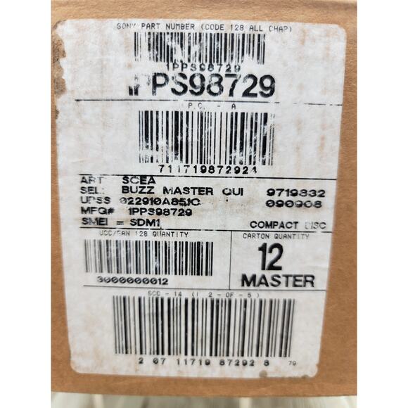 Box of 12 Buzz Master Quiz Games (Sealed Master Carton) for Sony PSP - Picture 6 of 6